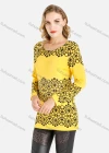 Wholesale Women's Round Neck Rhinestone Tribal Print Long Sleeve Casual Knit Top - Liuhuamall