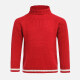 Boys Wool Long Sleeve Turtleneck Plain Pullover Sweater Red Clothing Wholesale Market -LIUHUA