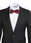 Wholesale Men's Fashion Paisley Embroidered Adjustable Bow Ties & Pocket Square & Cufflinks Sets - Liuhuamall