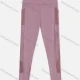 Wholesale Women's Athletic Mesh Splicing High Waist Breathable Ankle Length Pants 26466# Pale Violet Red Clothing Wholesale Market Liuhua