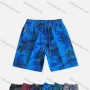 Wholesale Men's Casual Drawstring Tropical Print Shorts With Pockets preview