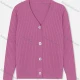 Wholesale Women's Casual V Neck Cable Knit Button Down Cardigan 2296# C617# Clothing Wholesale Market Liuhua