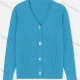 Wholesale Women's Casual V Neck Cable Knit Button Down Cardigan 2296# C632# Clothing Wholesale Market Liuhua