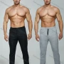 Wholesale Men's Athletic Workout Elastic Waist Drawstring Ankle Length Gym Running Pants Y7139# preview