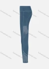 Wholesale Women's Sporty High Waist Pockets Eyelet Plain Long Yoga Leggings - Liuhuamall