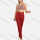 Wholesale Women's Athletic Plain Breathable Stretchy Zip Sporty Bra 2-piece Set 1# Clothing Wholesale Market Liuhua