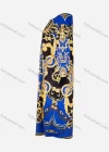 Wholesale Women's African Half Sleeve Boat Neck Baroque Print Plus Size Midi Dress - Liuhuamall
