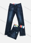 Wholesale Boys Casual Button Pockets Labelled Embroidered High Stretch Jean - Liuhuamall