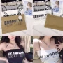Wholesale Women's Casual Letter Print Spaghetti Straps Crop Cami Top preview