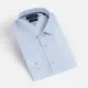 Men's Formal Long Sleeve Button Down Plain Dress Shirts Light Blue Clothing Wholesale Market -LIUHUA