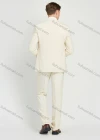 Wholesale Men's Formal Single Breasted Plain Suit Jacket 3 Piece Set - Liuhuamall