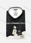 Wholesale Men's Casual Pin Dot Print Long Sleeve Shirt OB002# - Liuhuamall