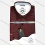 Wholesale Men's Casual Pin Dot Print Long Sleeve Shirt OB004# preview