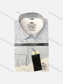 Wholesale Men's Casual Allover Print Long Sleeve Shirt OB011#, LIUHUA CLOTHING WHOLESALE