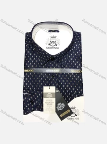 Wholesale Men's Casual Allover Print Long Sleeve Shirt OB012#, LIUHUA CLOTHING WHOLESALE