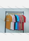 Wholesale Women's Casual Crew Neck Puff Sleeve Letter Top - Liuhuamall