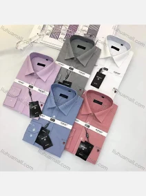 Wholesale Men's Buisness Plain Long Sleeve Button Down Shirt, LIUHUA CLOTHING WHOLESALE