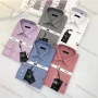Wholesale Men's Buisness Plain Long Sleeve Button Down Shirt preview