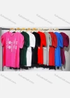 Wholesale Women's Casual Crew Neck Puff Sleeve Letter Top - Liuhuamall