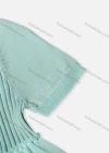 Wholesale Girls' Casual Short Sleeve Splicing Lace Rib Knit Dress MB22ALQ632# - Liuhuamall