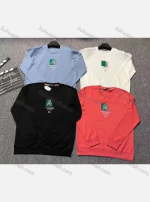 Wholesale Men's Casual Letter Print Round Neck Long Sleeve Sweatshirt, LIUHUA CLOTHING WHOLESALE