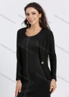 Wholesale Women's Casual Business Long Sleeve One Button Ribbed Plain Cardigan - Liuhuamall