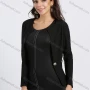 Wholesale Women's Casual Business Long Sleeve One Button Ribbed Plain Cardigan preview