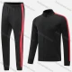 Wholesale Boy's Athletic Striped Zip Long Sleeve Sweatshirt & Elastic Waist Ankle Length Jogger 2 Piece Set 2003#2004# Black Clothing Wholesale Market Liuhua