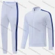 Wholesale Boy's Athletic Striped Zip Long Sleeve Sweatshirt & Elastic Waist Ankle Length Jogger 2 Piece Set 2003#2004# White Clothing Wholesale Market Liuhua