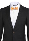 Wholesale Men's Fashion Plain Adjustable Bow Ties & Pocket Square Sets - Liuhuamall