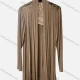 Wholesale Women's Casual Long Sleeve Embroidery Plain Cardigan Camel Clothing Wholesale Market Liuhua