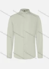 Wholesale Men's Business Plain Long Sleeve Shirt - Liuhuamall