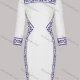 Wholesale Women's Square Neck Vintage Print Slim Fit Bodycon Dress  Clothing Wholesale Market Liuhua