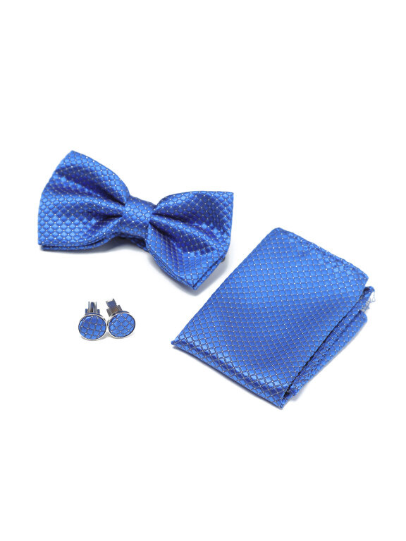 Men's Fashion Plaid Adjustable Bow Ties & Pocket Square & Cufflinks Sets, Clothing Wholesale Market -LIUHUA, 