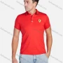 Wholesale Men's Casual Badge Pattern Short Sleeve Daily Life Polo Shirt preview