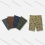 Wholesale Men's Casual Tree Print Patch Pocket Button Closure Shorts 17953# preview