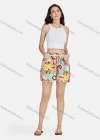 Wholesale Women's Casual Allover Print Vacation Adjustable Drawstring Swim Shorts With Pockets - Liuhuamall