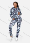 Wholesale Women's Casual Ink Splash Tie Dye Long Sleeve Drawstring Hoodie & Dual Pockets Pants 2 Piece Set - Liuhuamall