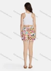 Wholesale Women's Casual Allover Print Vacation Adjustable Drawstring Swim Shorts With Pockets - Liuhuamall