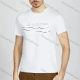 Wholesale Men's Letter Round Neck Short Sleeve Casual Slim Fit T-Shirt LY003# White Clothing Wholesale Market Liuhua