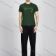 Wholesale Men's Letter Round Neck Short Sleeve Casual Slim Fit T-Shirt LY003# Green Clothing Wholesale Market Liuhua