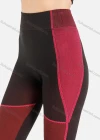 Wholesale Women's Casual High Waist Elastic Colorblock Cropped Leggings - Liuhuamall