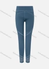 Wholesale Women's Sporty High Waist Pockets Eyelet Plain Long Yoga Leggings - Liuhuamall