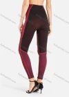 Wholesale Women's Casual High Waist Elastic Colorblock Cropped Leggings - Liuhuamall