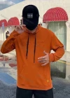 Wholesale Men's Casual Letter Print Drawstring Long Sleeve Kangaroo Pocket Hoodie - Liuhuamall