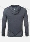 Wholesale Men`s Slim Fit Long Sleeve Plain Lightweight Pullover Athletic Hoodie T203# - Liuhuamall