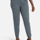 Women's Casual Space Dye High Waist Narrow Leg Pants With Drawstring Dark Gray Clothing Wholesale Market -LIUHUA