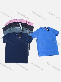 Wholesale Women's Casual Plain Round Neck Short Sleeve Tee, LIUHUA CLOTHING WHOLESALE