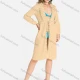 Wholesale Women's Casual Long Sleeve Open Front Jacquard Trim Tie Front Long Cardigans J8222# 5# Clothing Wholesale Market Liuhua
