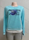 Wholesale Women's Casual Graphic & Letter Print Round Neck Long Sleeve Sweatshirt - Liuhuamall